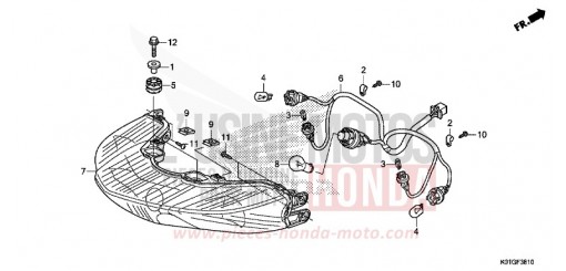 FEUX COMBINES ARRIERE SH125ADG de 2016